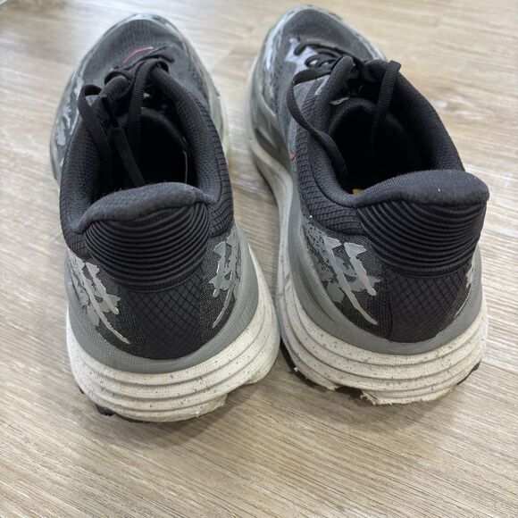 Hoka Shoes Mens Size 14 Stinson 7 Running Shoe Black Outer Orbit Athletic - Picture 7 of 9